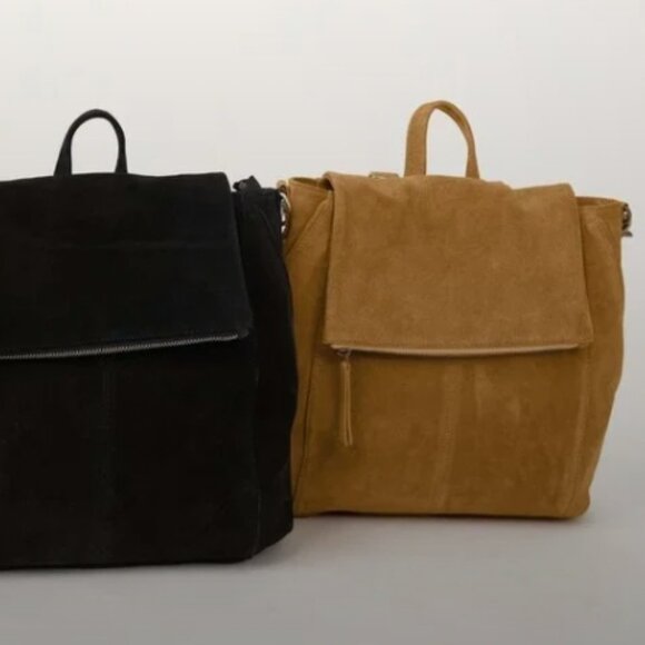 Free People Tiger-eye Large Backpack Suede Leather NWT🆕💥📦⌚🏃🏻💨⚡🚚 - Picture 13 of 15